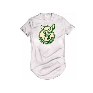 Imagem de Camiseta Longline Milwaukee Giannis Antetokounmpo Basquete