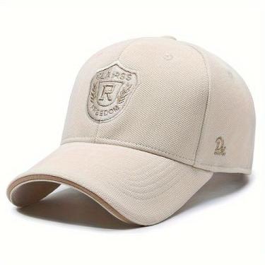 Imagem de Boné de Beisebol Unissex com Emblema da Letra R - de Algodão - Emaús A