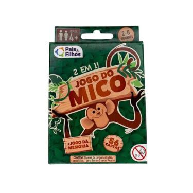 Imagem de Jogo Do Mico Memória 2 Em 1 Cartas Jogos De Baralho Prenda Família Via