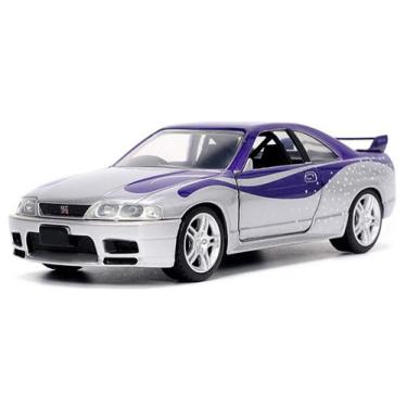 Imagem de Nissan Skyline GT-R BCNR33 Velozes e Furiosos Jada 1/32, Prata