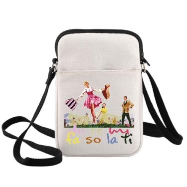 Imagem de BWWKTOP Bolsa tiracolo Sound Of Music Von Trapp Gift Do Re Mi Fa So La Ti Theater Messenger Bag Broadway Musical Merchandise, Bolsa Do Re Mi -Xk