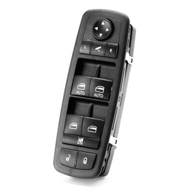 Imagem de Interruptor de janela Grand Cherokee 2014 2015 2016 2017 2018 lado do motorista, botão de bloqueio de porta dianteira esquerda para Grand Cherokee 68184803AA, 68184803AB, 68184803AC (espelho dobrável