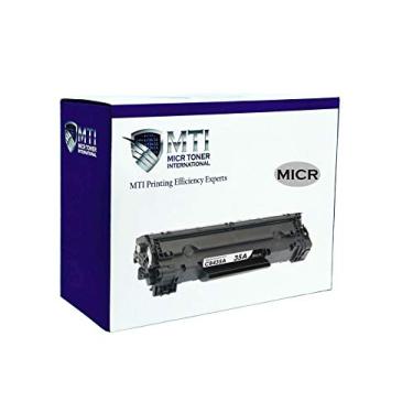 Imagem de Cartucho de tinta magnética compatível com Toner Internacional MICR para HP 35A CB435A LaserJet P1005 P1006