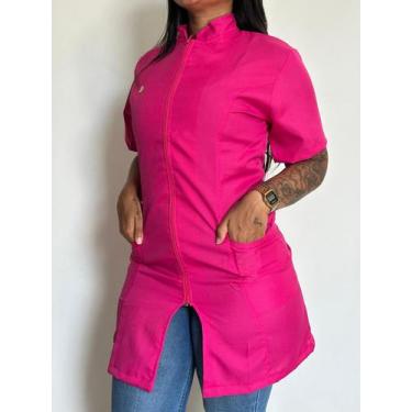 Imagem de Jaleco OXFORD Manga Curta. - Aide Jalecos,  Pink, G