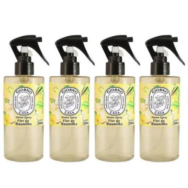 Imagem de Kit 4 Aromatizador Home Spray Flor de Baunilha Giorno 250ml