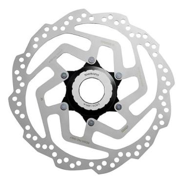 Imagem de Par Disco Rotor Shimano Smrt10 160mm  180mm Center Lock Cor Prateado