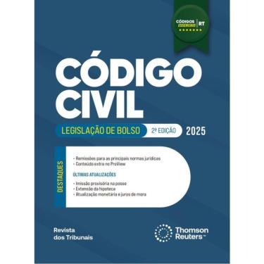Imagem de Código Civil - Códigos Essenciais - Legislação De Bolso - 2025