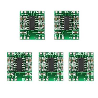 Imagem de Módulo Amplificador de áudio Digital PAM8403 Mini Tipo D 5V, 3W + 3W (5 unidades) para TVs LCD, Laptops, Alto-falantes Portáteis