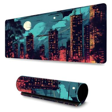 Imagem de Mouse Pad Gamer Profissional Grande Confortavél Anti Derrapante 90x40 - Cidade