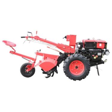 Imagem de Micro Trator Motocultivador 12.5 hp Diesel com Enxada Rotativa Motor Partida Elétrica Tipo Tobata