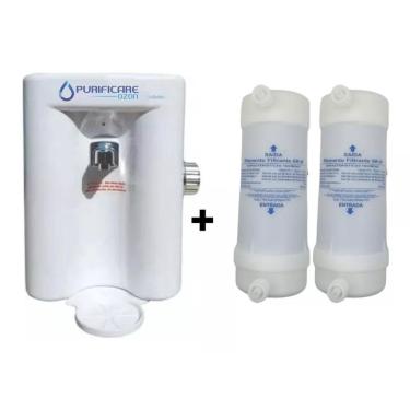 Imagem de Filtro Purificador Água Ozônio Ozonizador + 2 Refis Extra Ph