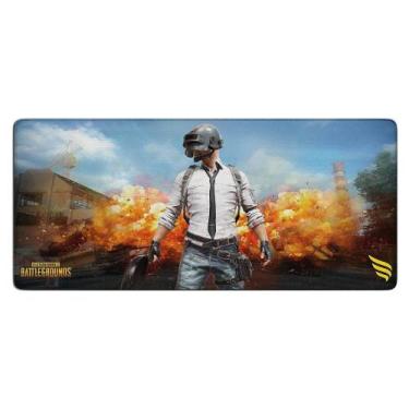 Imagem de Mousepad gamer fallen pubg first - speed++ estendido 90 x 40 azul - mo