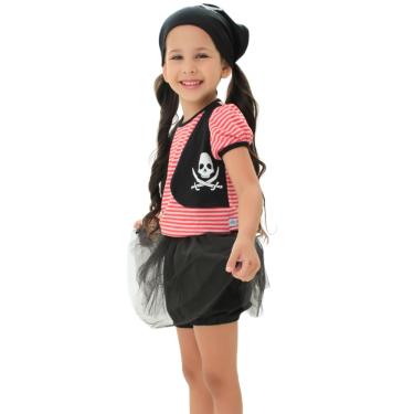 Imagem de Fantasia Infantil Pirata Menina Tamanho: 1