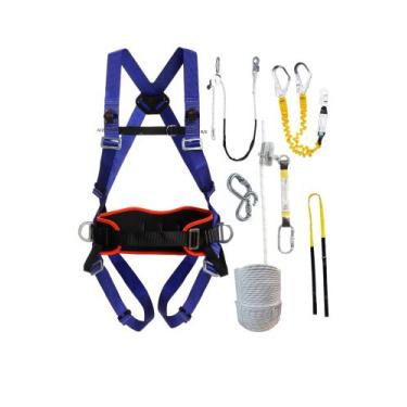 Imagem de Kit Cinto De Segurança Completo Para Trabalho Em Altura. - Safe Cintos