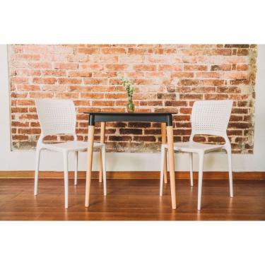 Imagem de Cadeira Tramontina Safira Branca em Polipropileno