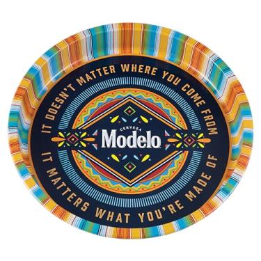 Imagem de Tin Box Company Bandeja grande redonda para bebidas, modelo