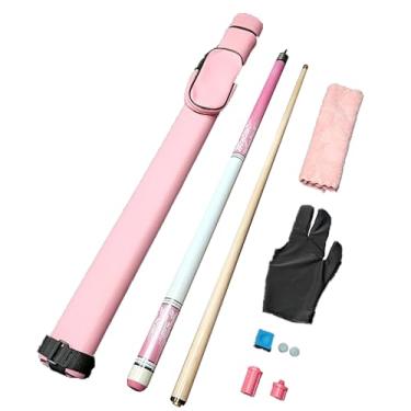 Imagem de CQBXRD Bastões de taco de bilhar de bordo de 1/2 para adultos - bastões de sinuca profissionais, bastão de taco de bordo canadense de 147 cm/58 pol com pontas de 10,5 mm/11,5 mm/13 mm (B taco de