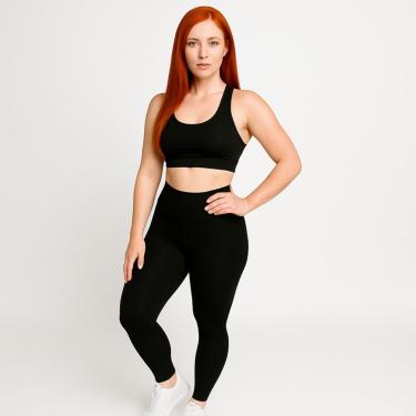 Imagem de Calça Legging BÁSICA COLORIDA Leg Fitness Academia Corrida Cintura Alta Feminina 577-Feminino