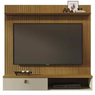 Imagem de Painel Suspenso Tv 55 Pol 1p 141 Cm Iris Cumaru Opala Madetec Cumaru Opala