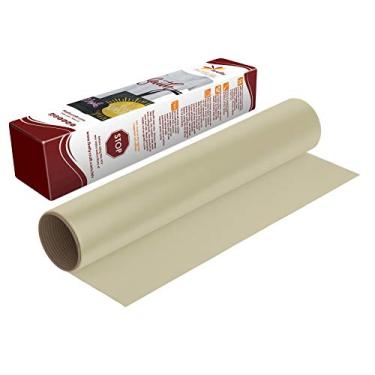 Imagem de Folha de vinil de transferência de calor bege regular Firefly Craft | Vinil HTV bege | Vinil bege sobre vinil para Cricut e Silhouette | Vinil prensado a calor para camisas - 30,48 cm x 50,8 cm