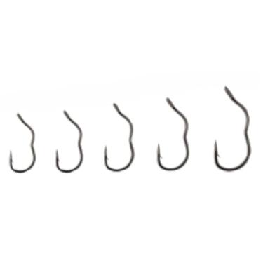 Imagem de AUTO FLIP Anzol de Pesca Pancing Automático Anti-Running com Barba e Aço Carbono Tmanho 5# ao 14# (6# 12pcs)