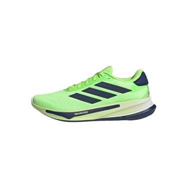 Imagem de adidas Tênis de corrida masculino Supernova Ease, Lime Burst/azul escuro/branco, 38