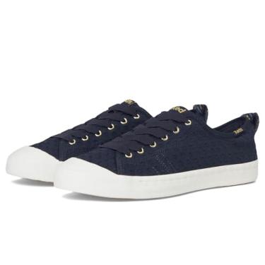 Imagem de Keds Tênis feminino Cruise Slip on, Mini ilhós margarida azul-marinho, 34