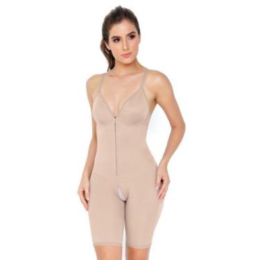 Imagem de Cinta modeladora feminina corpo inteiro com zíper - pós cirurgica alta