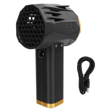 Imagem de Turbo portátil Fã do ventilador portátil Jet Blower sem escova o motor elétrico de ar com 240 km/h de velocide de 1400g para uso comercial em casa Material composto de fibra de