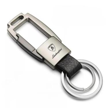 Imagem de Chaveiro Para Lamborghini Com Logo Gravada A Laser Luxo F - Keychain