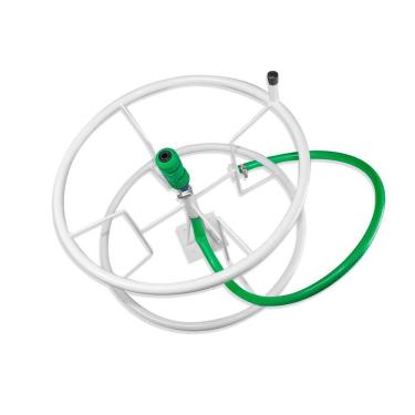 Imagem de Suporte Enrolador Metal Fixo Para Mangueira Até 50Mt