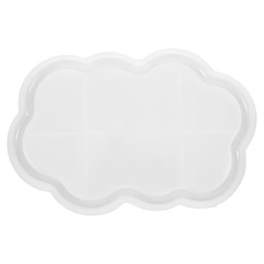 Imagem de Molde de bandeja de resina, molde de bandeja de silicone em forma de nuvem, recipiente de armazenamento, moldes de nuvem de resina de silicone para fundição de pratos, joias, bugigangas, prato