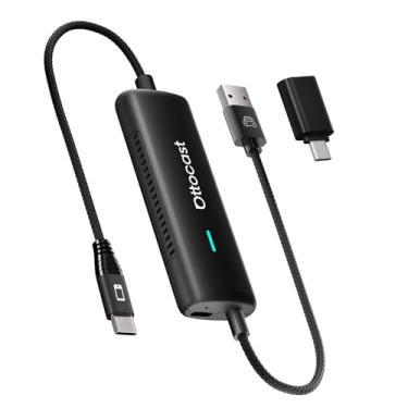 Imagem de Ottocast Mirror Touch - Adaptador de espelhamento de telefone sem fio CarPlay e bidirecional - Modo duplo, atualização Plug & Play para carros com fio de fábrica (2016+)