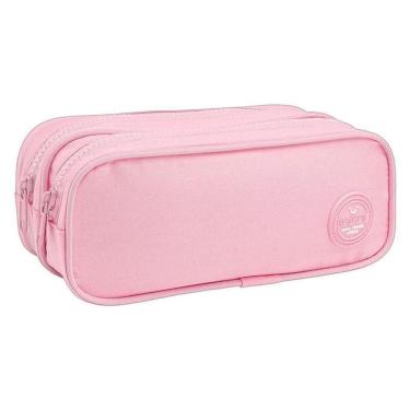 Imagem de Estojo Escolar Infantil Duplo Happy Rosa - Tilibra