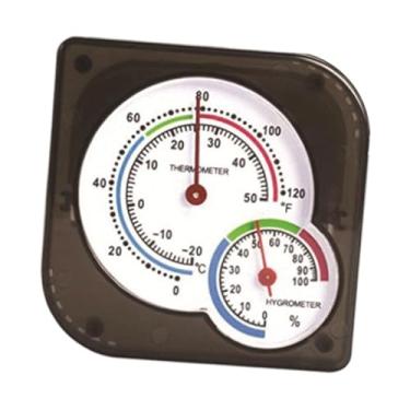 Imagem de Generic Termômetro Higrômetro Medidor de Temperatura e Umidade de Alta Precisão Analógico Mini para Escritório Terrário Casa Indústria Quarto de Bebê
