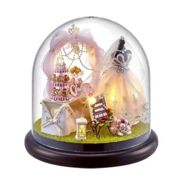 Imagem de ZZTWER Caixa musical de vidro romântico, ornamentos para casa, presente de aniversário personalizado, caixa de música para namorada, esposa, mãe, dia dos namorados, aniversário