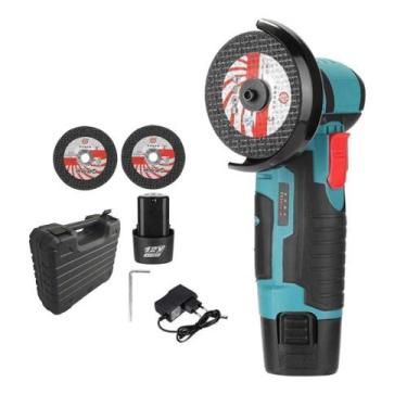 Imagem de Esmerilhadeira Portatil Angular Lixadeira Serra Sem Fio Corte Ferro Ce