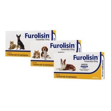 Imagem de Furolisin 10 comprimidos - cartela - VETNIL
