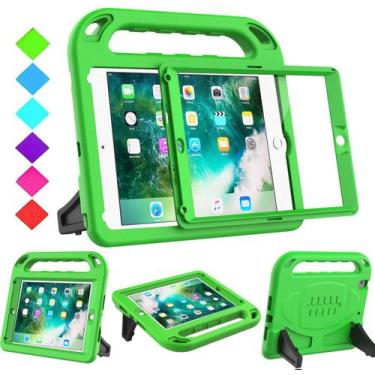 Imagem de Capa para crianças BMOUO iPad de 6ª e 5ª geração iPad 9.7/Air 2 verde
