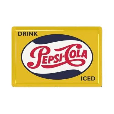 Imagem de Placa De Metal Vintage Pepsi Estilo Nórdico Pôster Clássico Para Decor