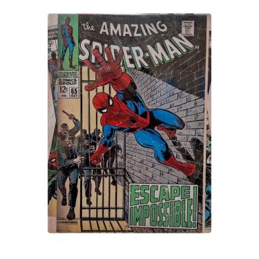 Imagem de Quadro Metal 26X19Cm Spider Man Comics