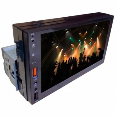 Imagem de Central Multimídia MP5 FP Import ViperX 1 Din 7 BT/2 USB/AUX/FM/Carpla