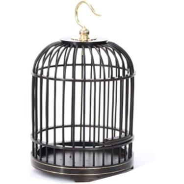 Imagem de Gaiola De Pássaro Quadrada Redonda Vintage Gaiola De Pássaro Pequena, Gaiola De Pássaro De Papagaio Gaiola De Pássaro De Bambu Adequada Para Pássaros Pequenos E Médios, Round A
