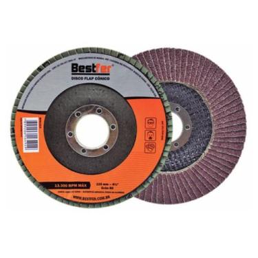 Imagem de Disco Lixa Flap 4.1/2Pol Grao 60 Bestfer