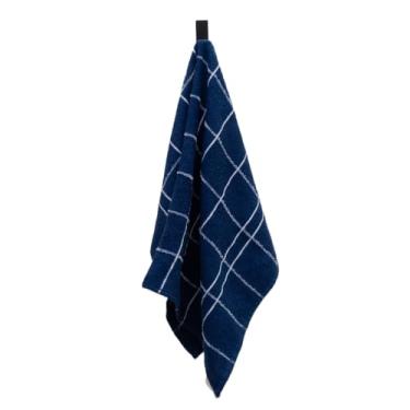 Imagem de Kit 6 Pano de Prato Copa Atoalhado Chef Premium Felpudo Listrado Algodão(5,Azul)