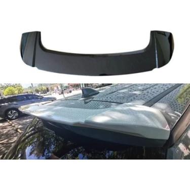 Imagem de Peça de modificação de asa de spoiler de teto traseiro de carro compatível com Corolla Cross Frontlander 2020-2025 Acessórios de asa de spoiler de teto traseiro (branco)