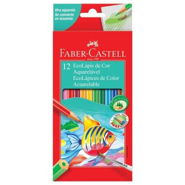 Imagem de Lapis De Cor Aquarelavel 12 Cores Faber Castell