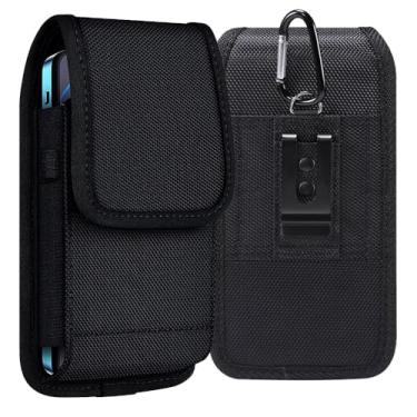 Imagem de Covthch Capa para Nokia G10/Nokia C21 Plus/Nokia G11 Plus/Nokia C32/Nokia G60 5G/Nokia C2 2E, capa OnePlus 13R, capa de celular com clipe de cinto e suporte de cartão para Motorola Edge 2024 2025