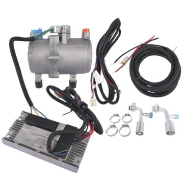 Imagem de AP03 12V Ar Condicionado Elétrico Scroll Compressor Universal Kit Semi Closed