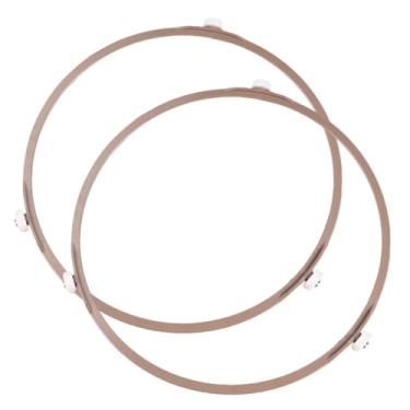 Imagem de CIYODO Suporte para placa de vidro com suporte de anel giratório para micro-ondas de 25 cm, peças resistentes e fáceis de instalar